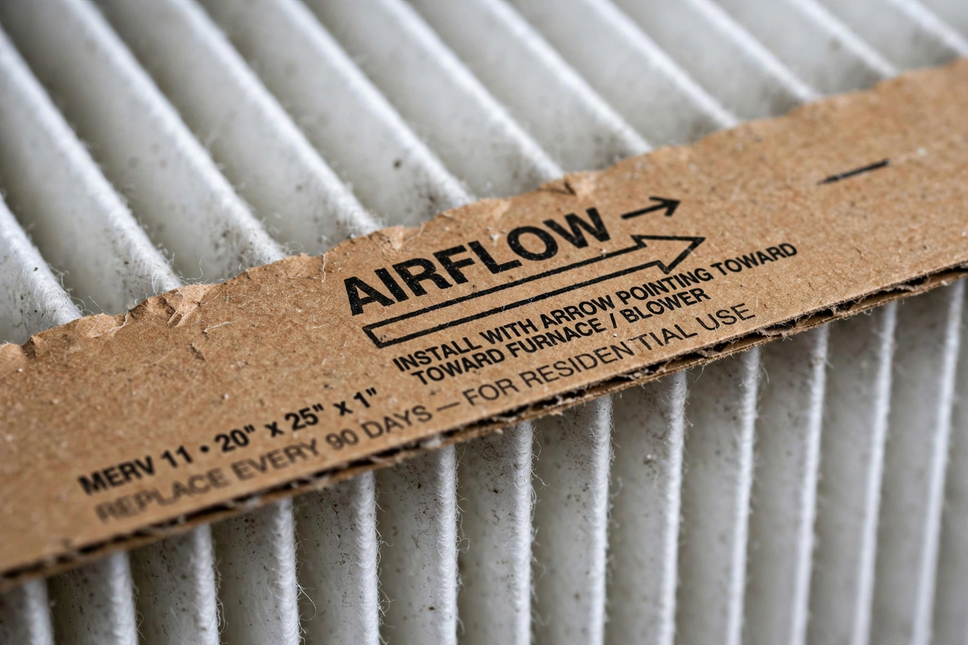 Furnace filter arrow direction for furnace service in Leesburg VA