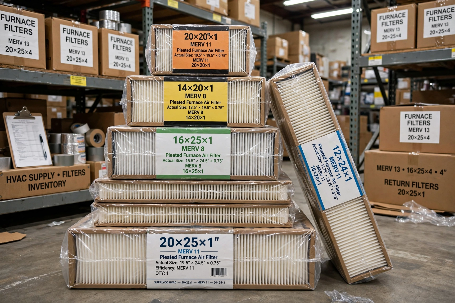 Furnace new filter stack for furnace service in Leesburg VA