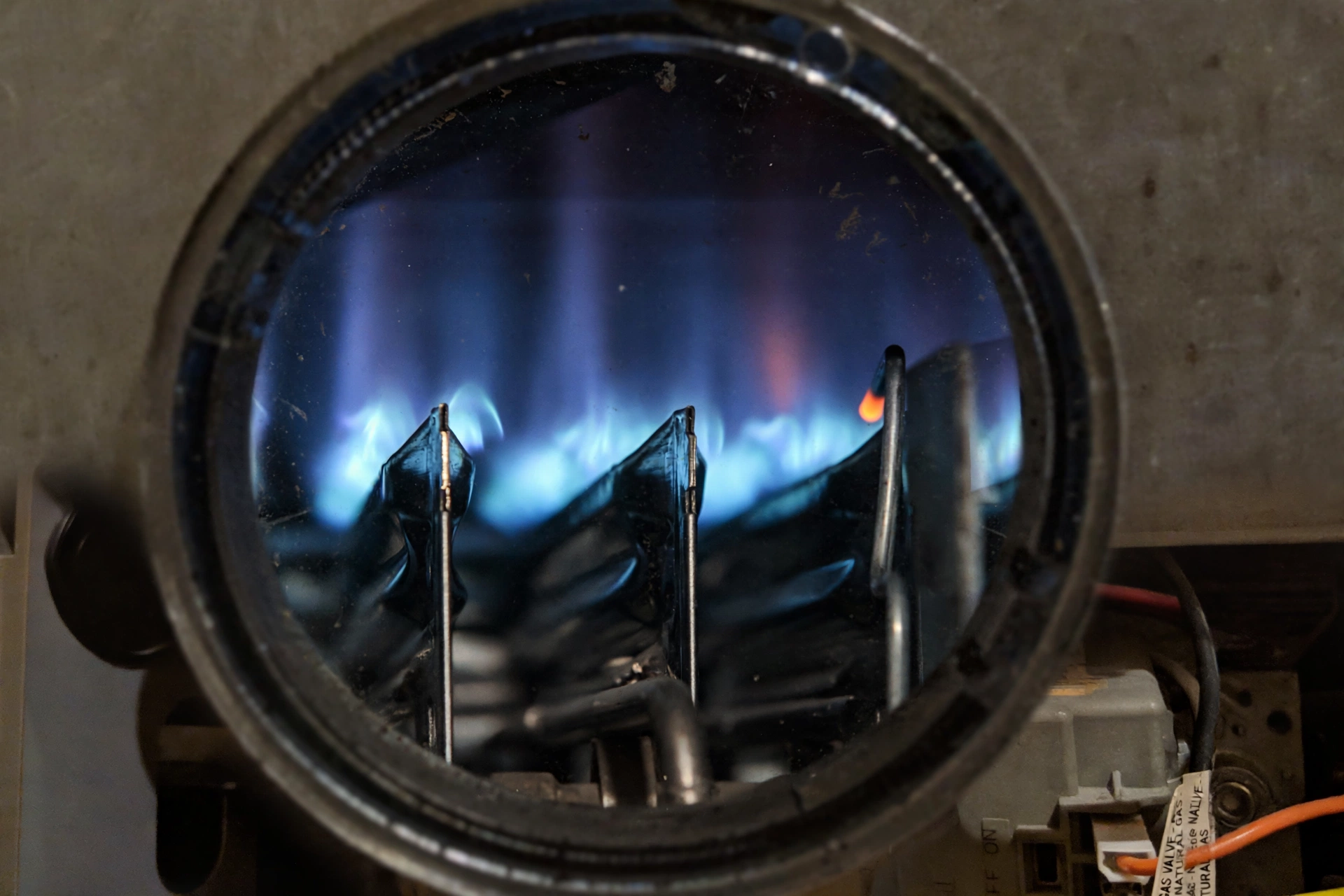 Furnace sight glass flame for furnace service in Leesburg VA