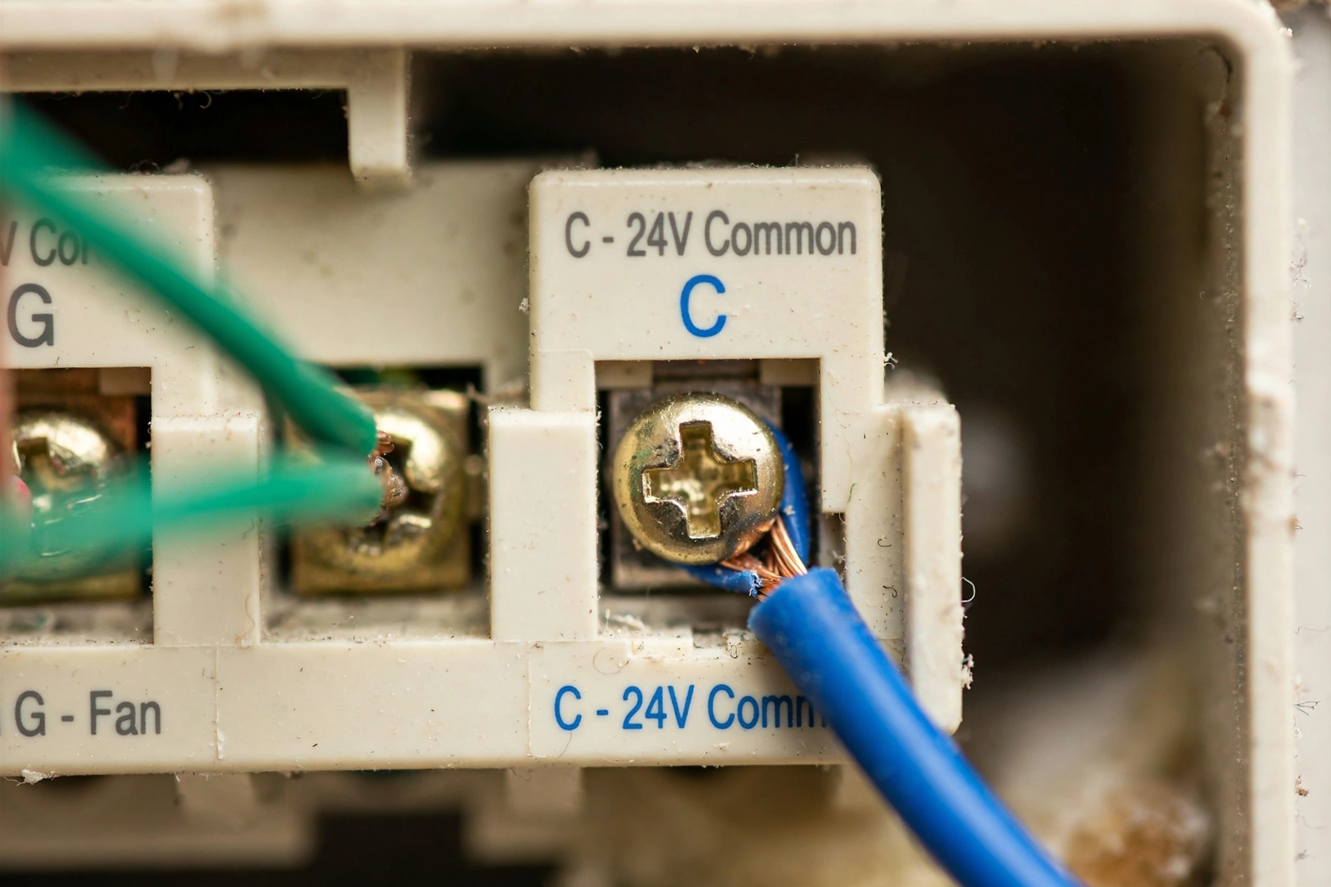 Furnace thermostat c wire for furnace service in Leesburg VA