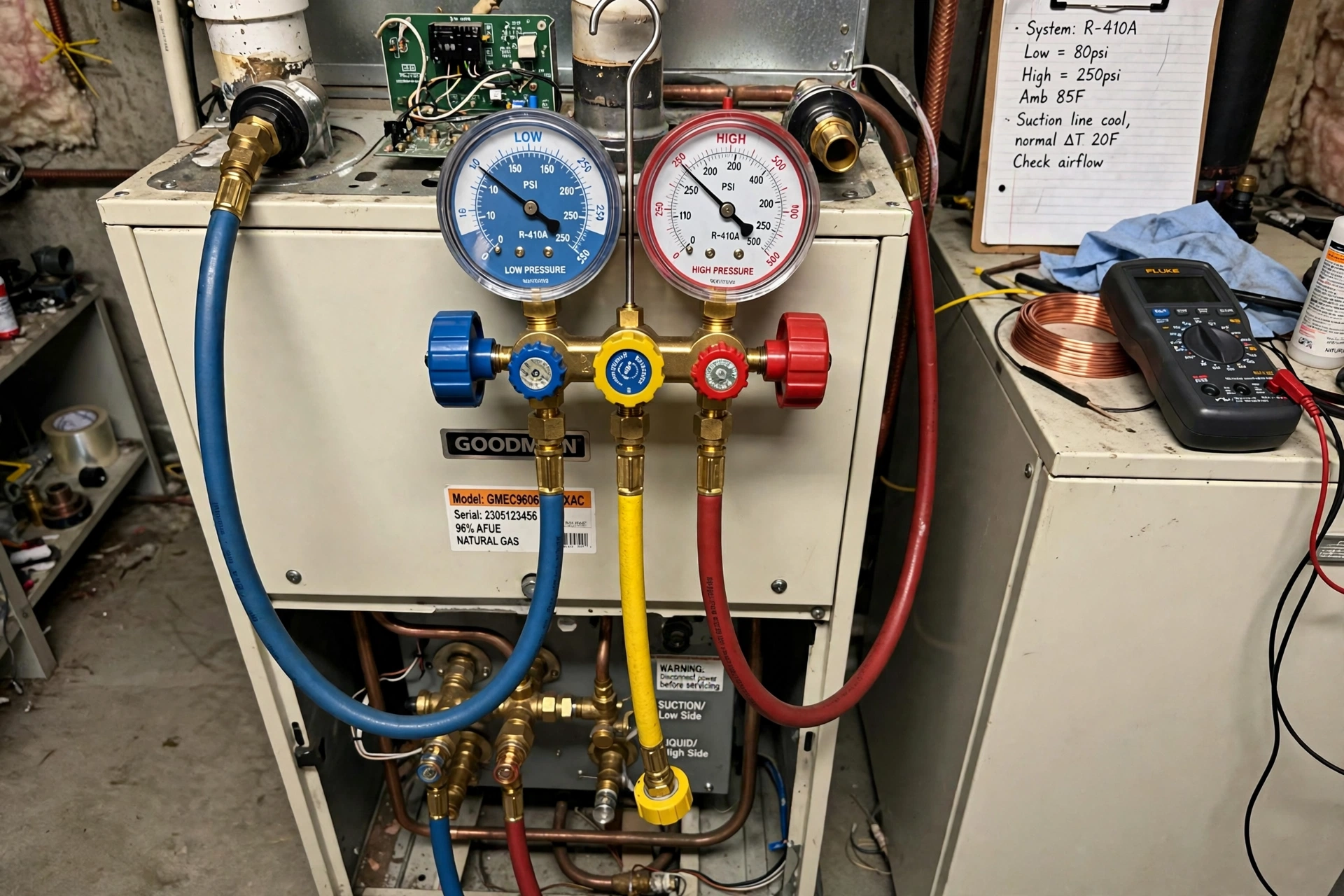 Technician arriving for furnace maintenance in Ashburn VA